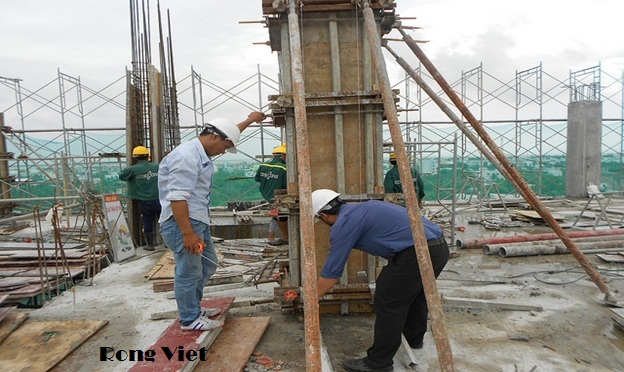 Nguyên tắc lúc đổ bê tông cột trong xây dựng